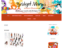 Tablet Screenshot of bridgetmarzo.com